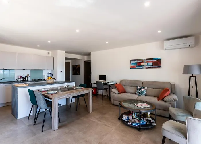 L'aurore De Cruciata - Appt Vue Baie D'ajaccio דירה