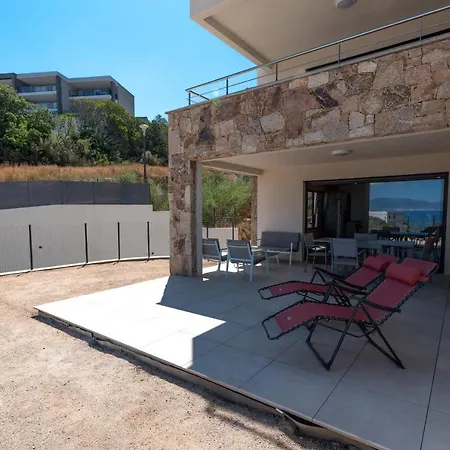Apartmán L'aurore De Cruciata - Appt Vue Baie D'ajaccio Pietrosella
