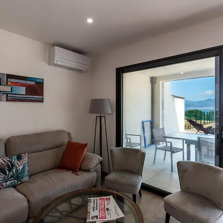 L'aurore De Cruciata - Appt Vue Baie D'ajaccio Apartmán *