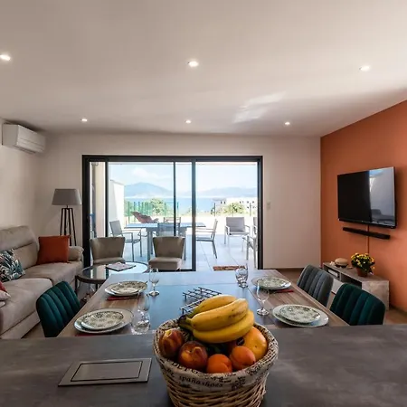L'aurore De Cruciata - Appt Vue Baie D'ajaccio Apartmán Pietrosella