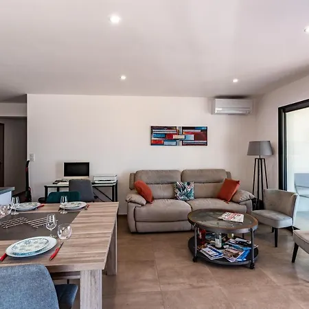 Apartmán L'aurore De Cruciata - Appt Vue Baie D'ajaccio Pietrosella