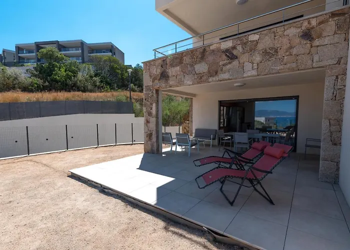 아파트 L'aurore De Cruciata - Appt Vue Baie D'ajaccio Pietrosella