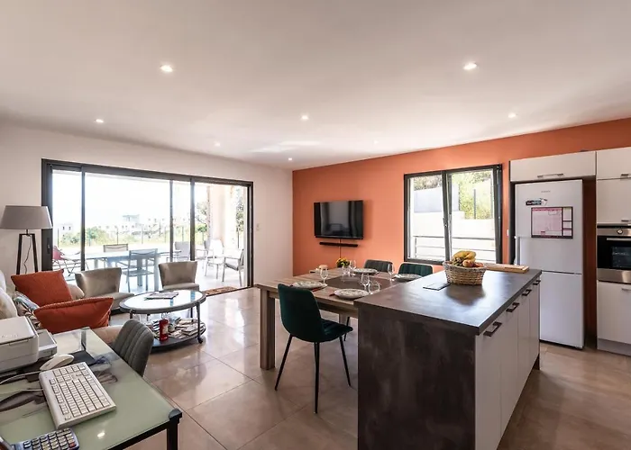 아파트 L'aurore De Cruciata - Appt Vue Baie D'ajaccio