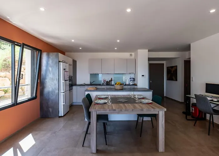 Apartamento L'aurore De Cruciata - Appt Vue Baie D'ajaccio Pietrosella