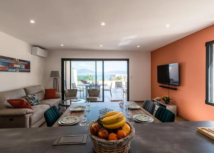 L'aurore De Cruciata - Appt Vue Baie D'ajaccio 아파트 Pietrosella